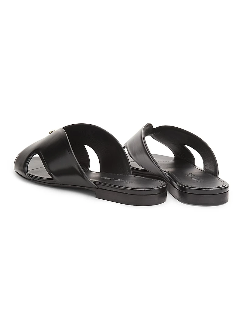 Vera Leather Mule Sandals