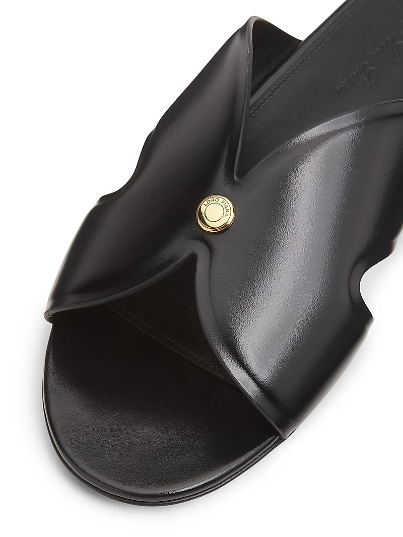 Vera Leather Mule Sandals