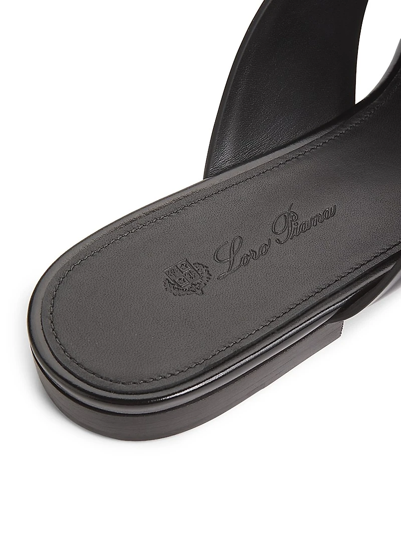 Vera Leather Mule Sandals