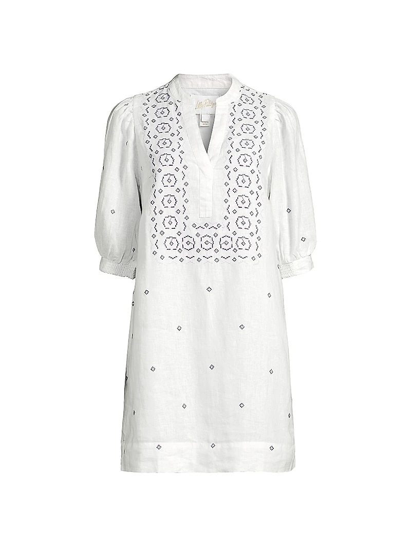 Mialeigh Embroidered Shift Dress