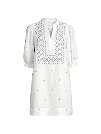 Mialeigh Embroidered Shift Dress