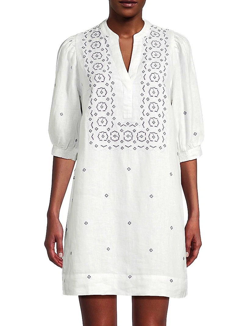 Mialeigh Embroidered Shift Dress