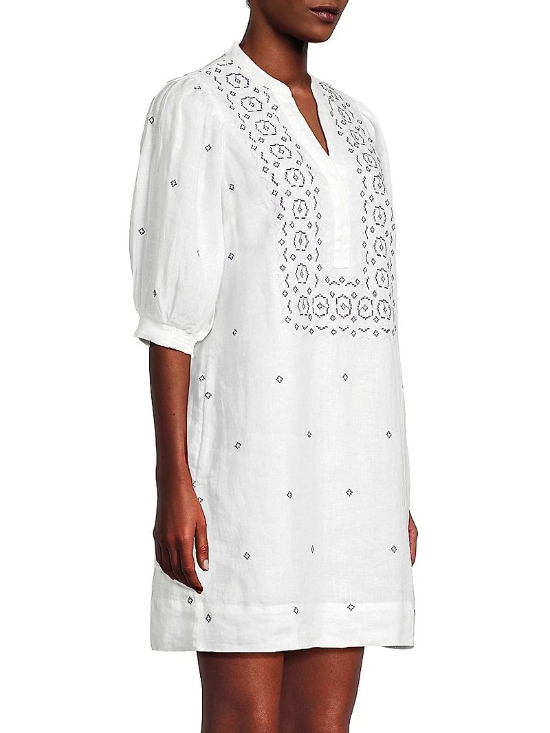 Mialeigh Embroidered Shift Dress