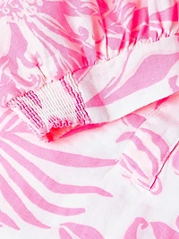 Mialeigh Palm Print Shift Dress