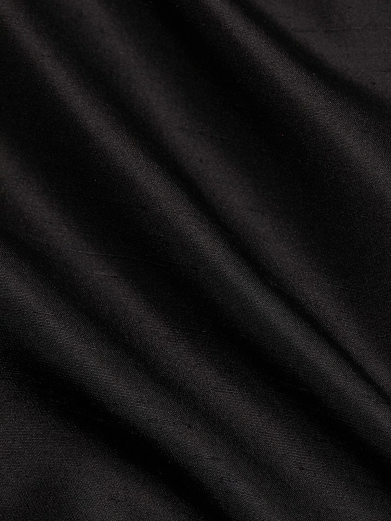 Milagros Silk SleevelessCropTop