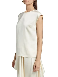Morgan Silk Sleeveless Top