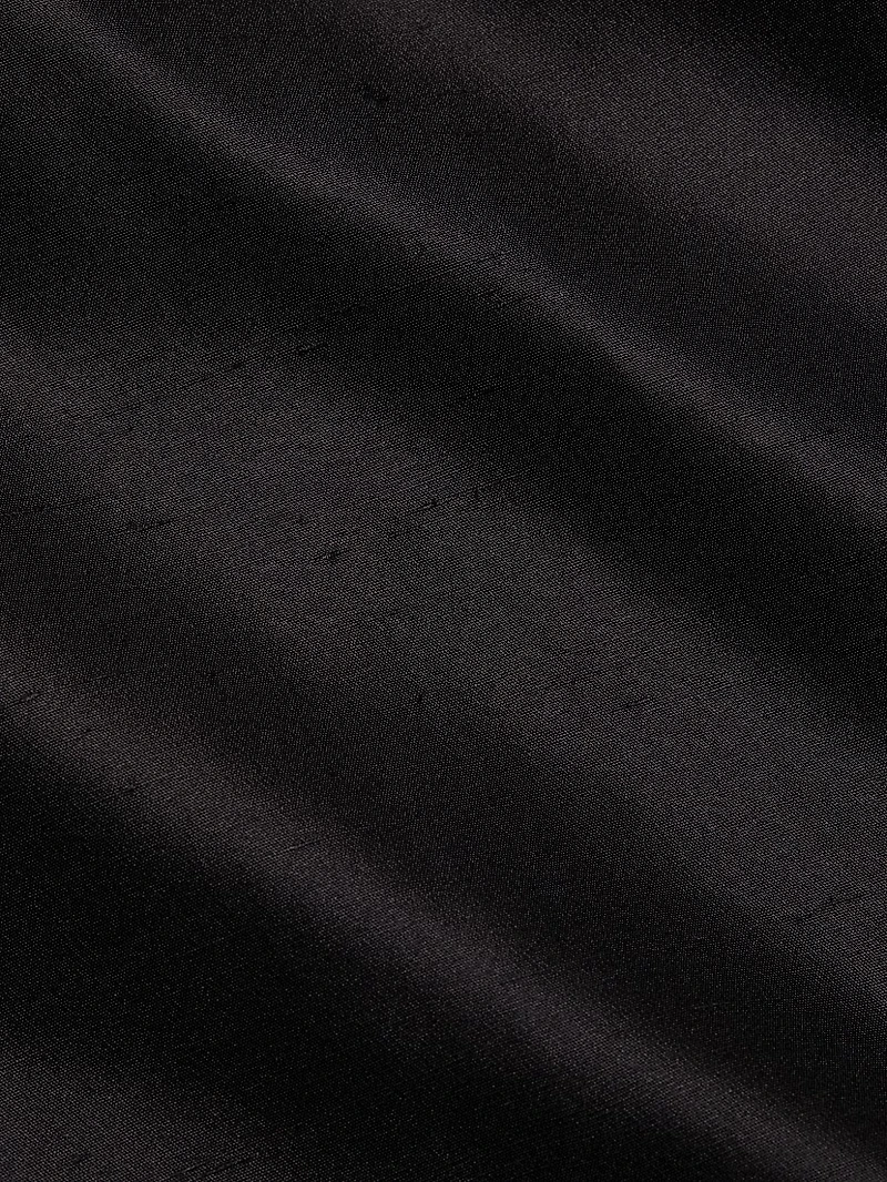 Francesca Silk Long-Sleeve Minidress