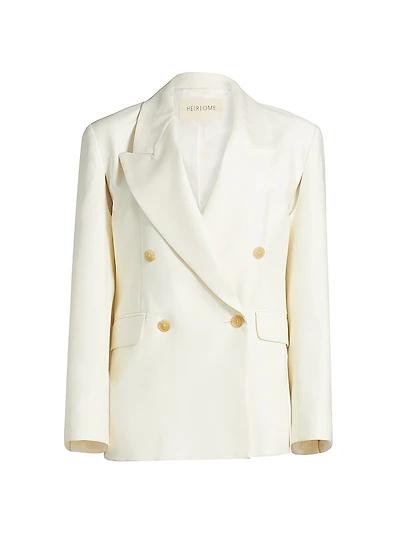 Antonella Silk & Wool Blazer