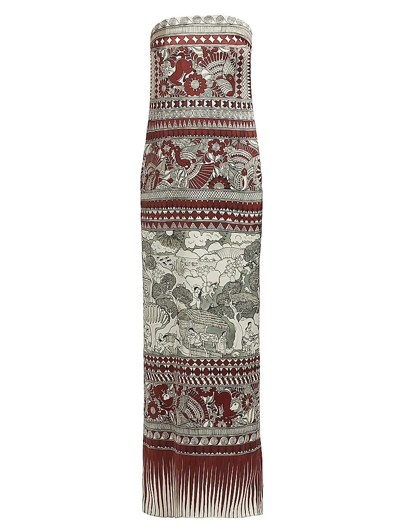 Rodrigo Silk Strapless Dress