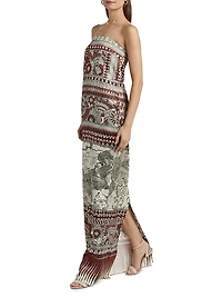 Rodrigo Silk Strapless Dress