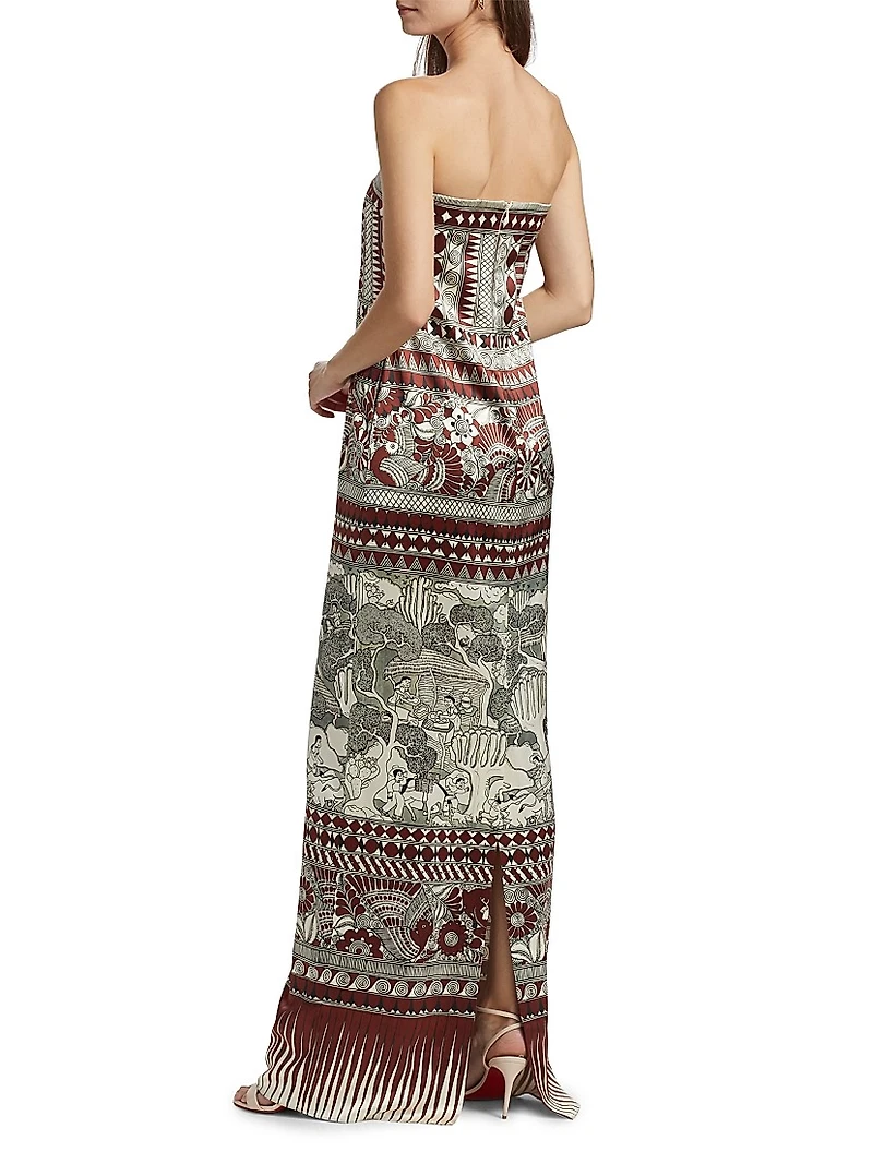 Rodrigo Silk Strapless Dress