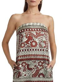 Rodrigo Silk Strapless Dress