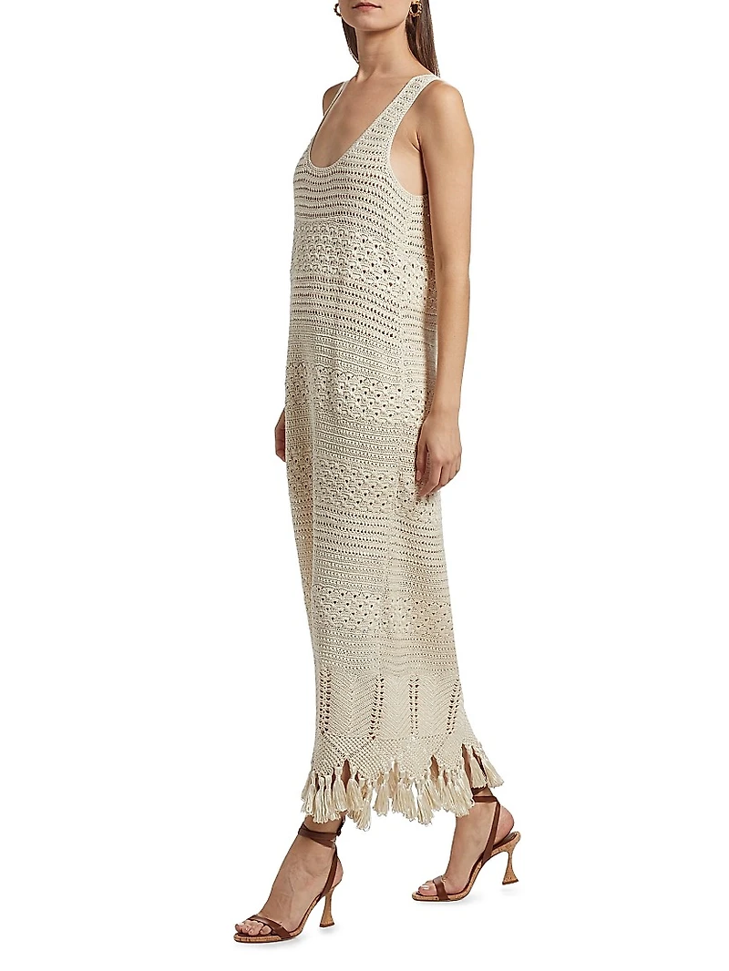Ophelia Crochet Maxi Dress