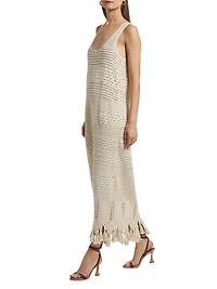 Ophelia Crochet Maxi Dress