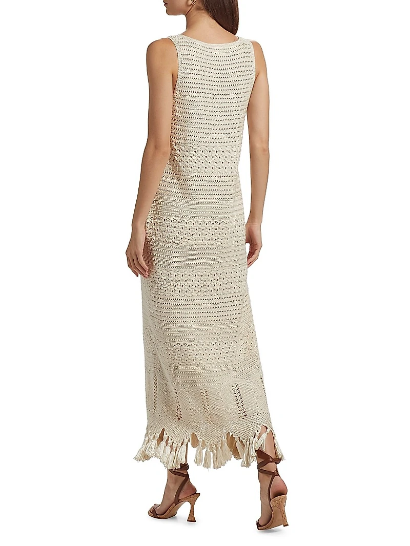 Ophelia Crochet Maxi Dress