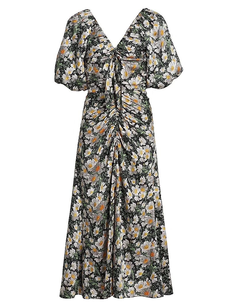 Cosmo Flowers Brenton Floral Maxi Dress