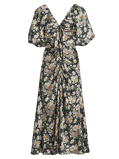 Cosmo Flowers Brenton Floral Maxi Dress