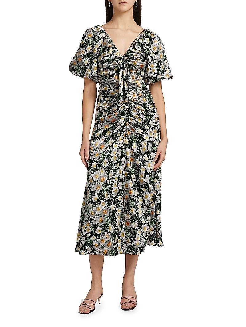 Cosmo Flowers Brenton Floral Maxi Dress