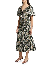 Cosmo Flowers Brenton Floral Maxi Dress