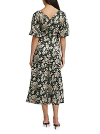 Cosmo Flowers Brenton Floral Maxi Dress