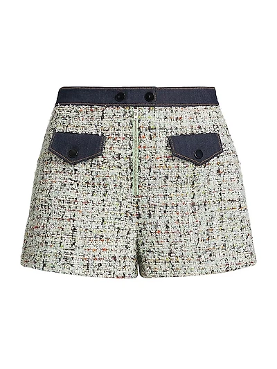 Anya Zoe Bouclé Shorts