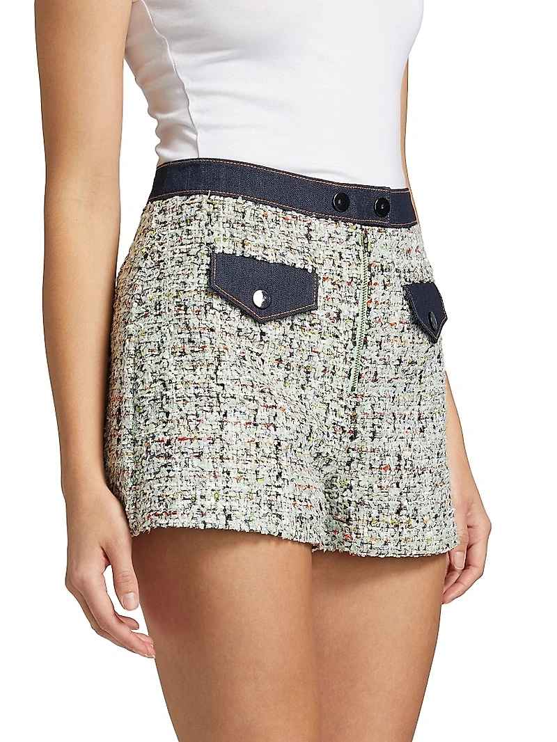 Anya Zoe Bouclé Shorts