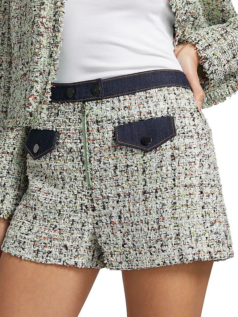 Anya Zoe Bouclé Shorts