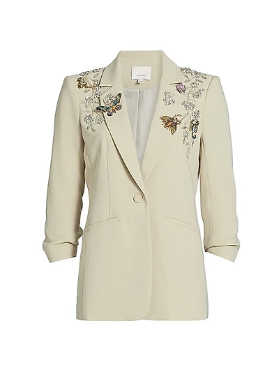 Diamond Vines Khloe Beaded Blazer