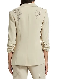 Diamond Vines Khloe Beaded Blazer