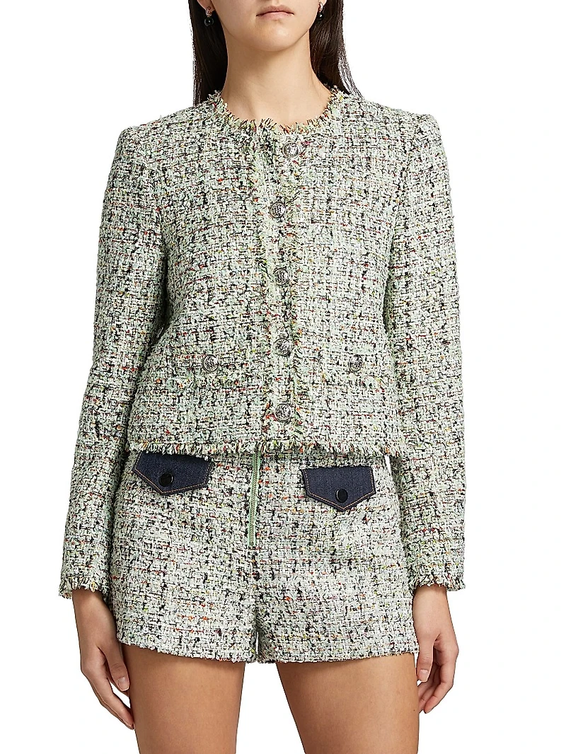 Anya Bouclé Crop Jacket