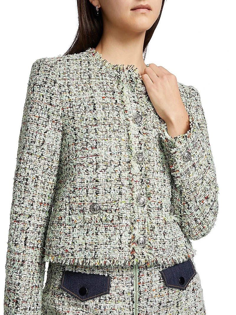 Anya Bouclé Crop Jacket