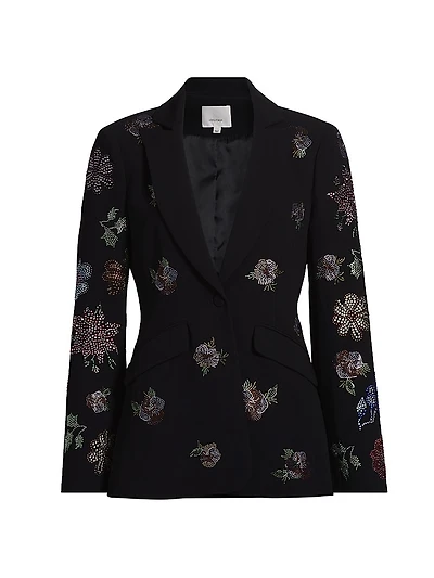 Cheyenne Pansy Garden Blazer