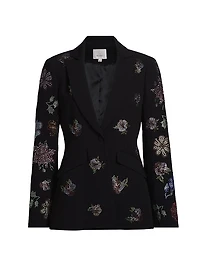 Cheyenne Pansy Garden Blazer