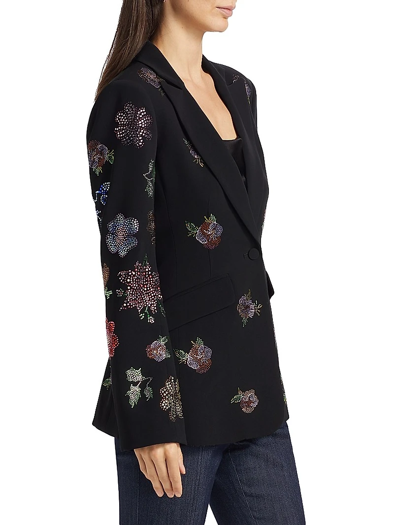 Cheyenne Pansy Garden Blazer