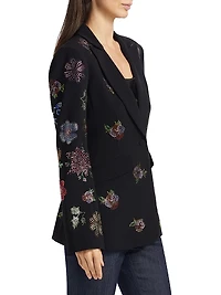 Cheyenne Pansy Garden Blazer