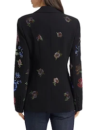 Cheyenne Pansy Garden Blazer