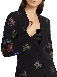 Cheyenne Pansy Garden Blazer