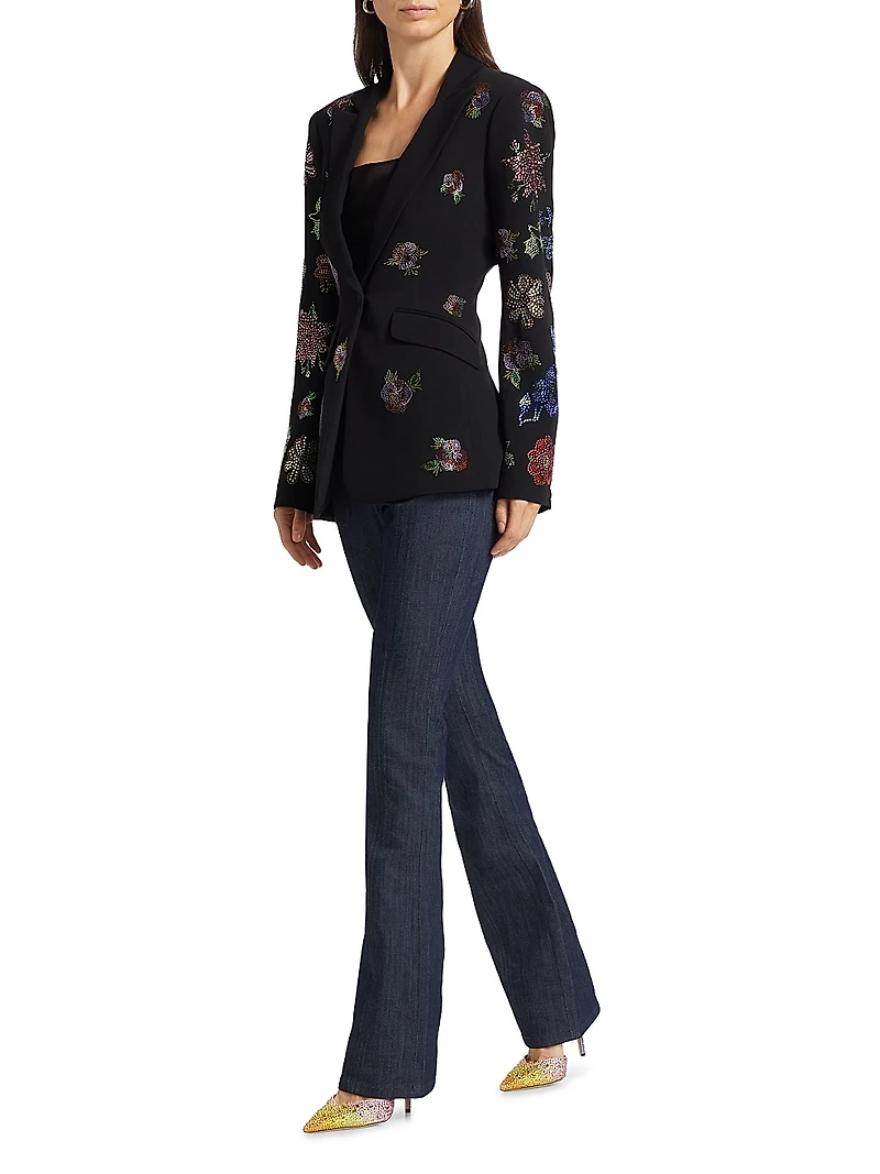 Cheyenne Pansy Garden Blazer