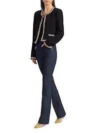 Penelope Sunburst Crepe Jacket