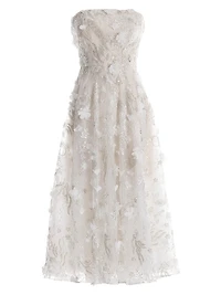 Kailyn Floral Fit & Flare Midi-Dress