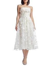 Kailyn Floral Fit & Flare Midi-Dress