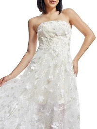 Kailyn Floral Fit & Flare Midi-Dress