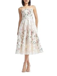 Kailyn Embroidered Fit & Flare Gown