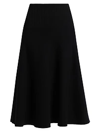 Katalina Knit A-Line Midi-Skirt