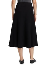 Katalina Knit A-Line Midi-Skirt