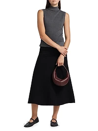 Katalina Knit A-Line Midi-Skirt