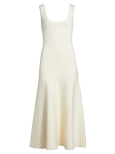 Lucia Knit Sleeveless Midi-Dress