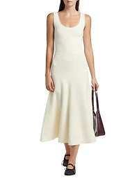 Lucia Knit Sleeveless Midi-Dress
