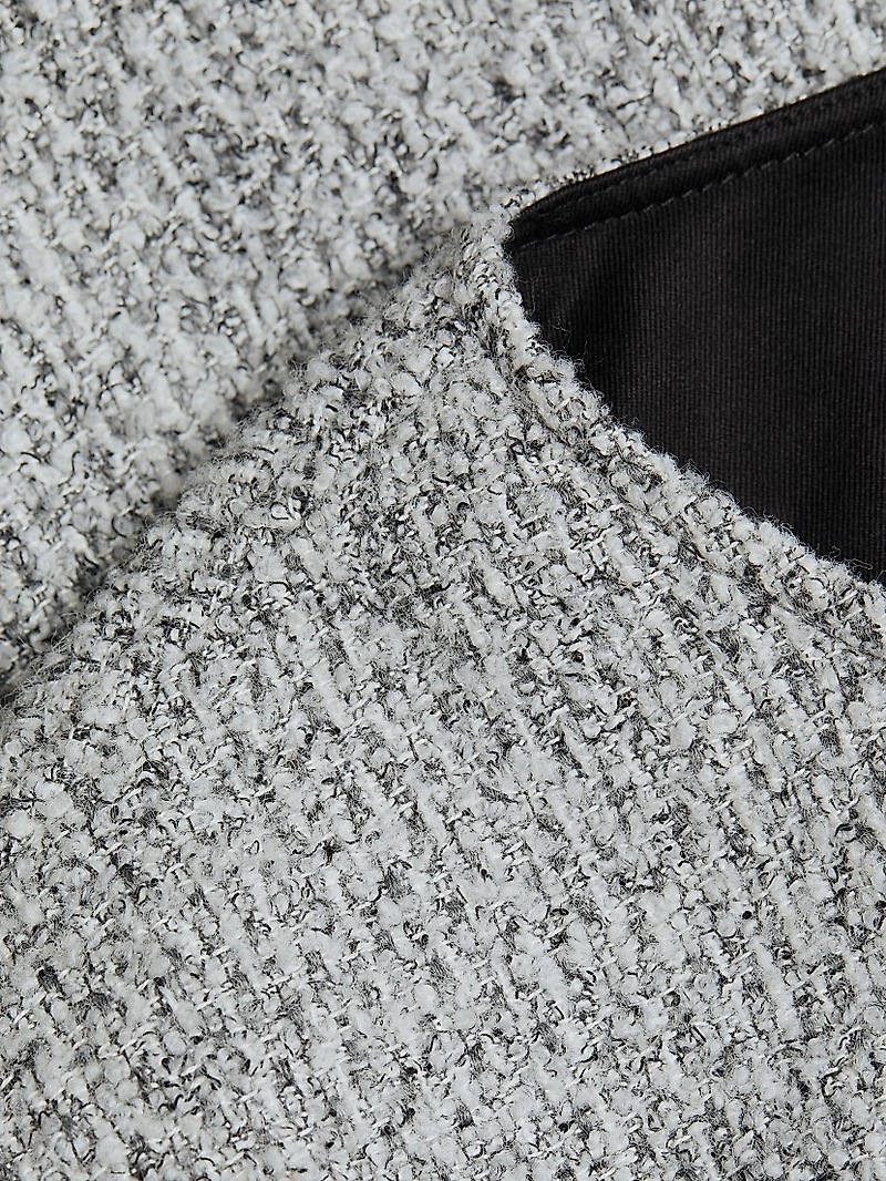 Lea Boucle Button-Front Jacket