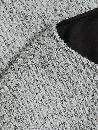 Lea Boucle Button-Front Jacket